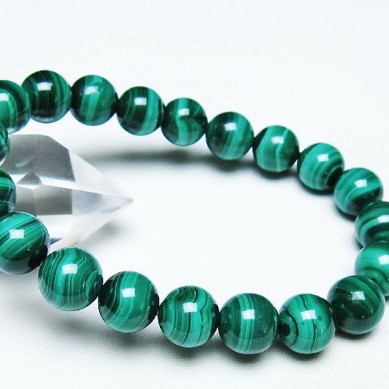 マラカイトブレスレット 10mm [T115-4450]