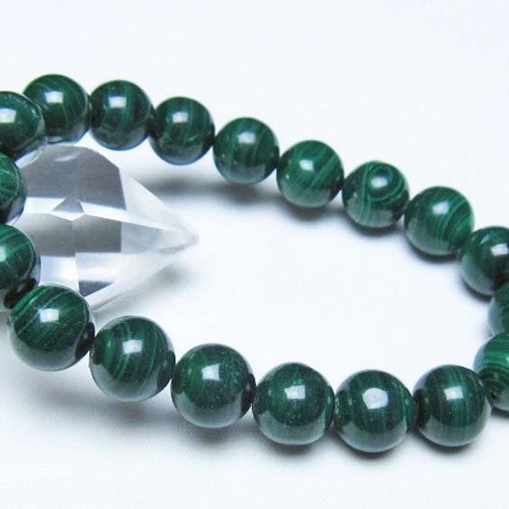 マラカイトブレスレット 10mm [t115-4701]