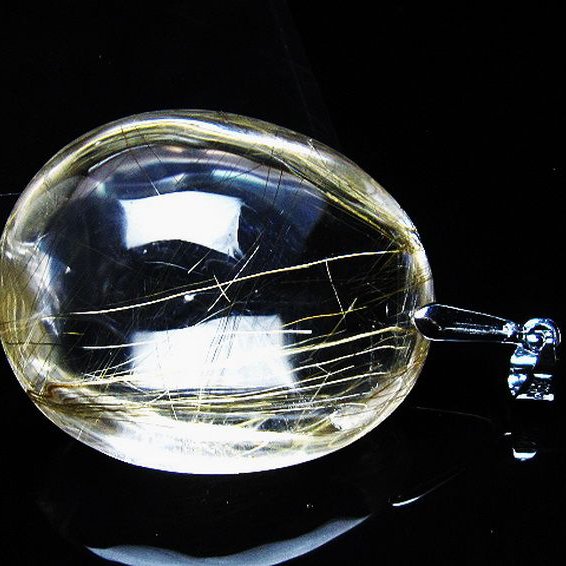 プラチナ入水晶ペンダント[T12-1860]