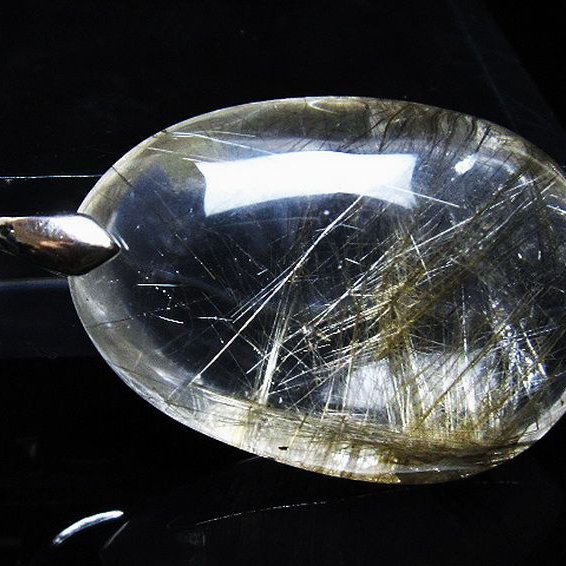 プラチナ入水晶ペンダント[T12-1865]