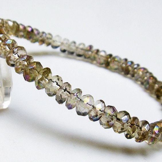 レインボーオーラ ブレスレット 6mm [T125-6199]