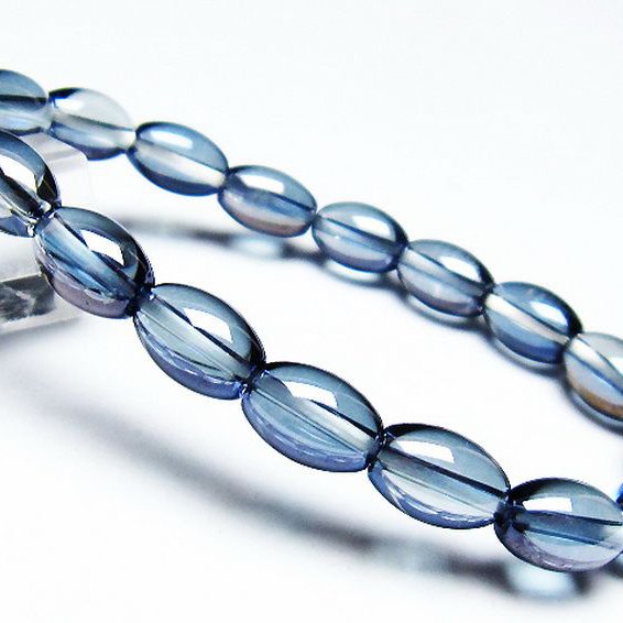 レインボーオーラ水晶ブレスレット 8mm [T125-6360]