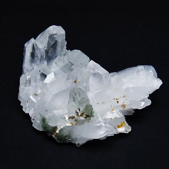 グリーンファントムクォーツ　クラスター アメリカ産[T126-7823]