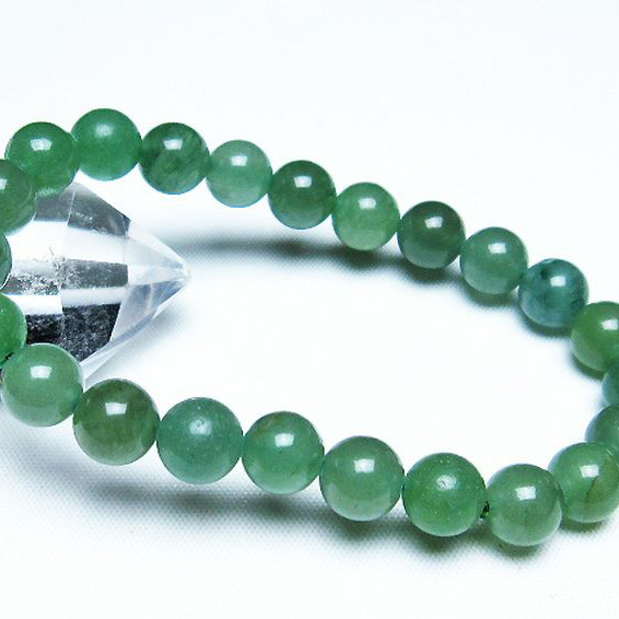 インド翡翠ブレスレット9mm[T127-10829]