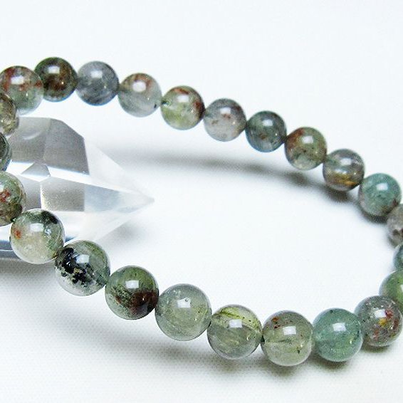 グリーンファントムブレスレット 8mm [T13-10161]