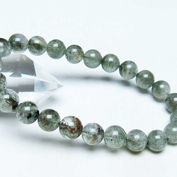 グリーンファントムブレスレット 8mm [T13-10328]