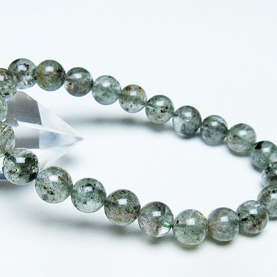 グリーンファントムブレスレット 8mm [T13-10335]