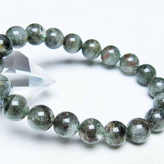 グリーンファントムブレスレット 10mm [T13-10339]