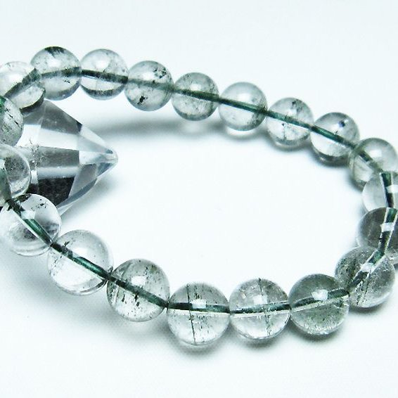 グリーンファントムブレスレット 10mm [T13-9348]