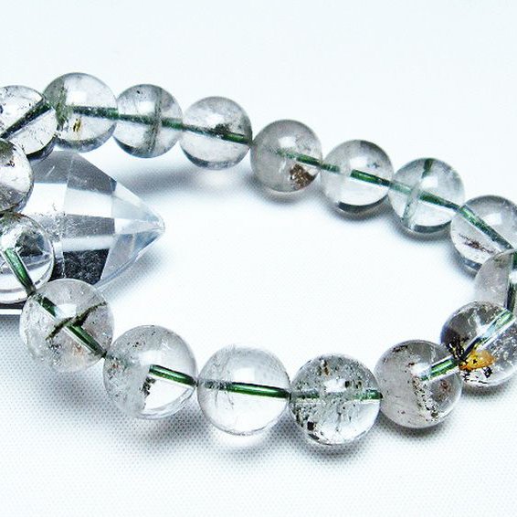 グリーンファントムブレスレット 12mm [T13-9676]