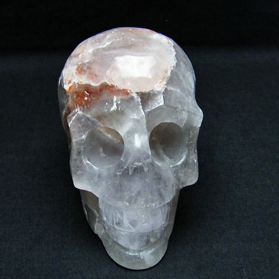 ヒマラヤ水晶ドクロ[T130-2104]