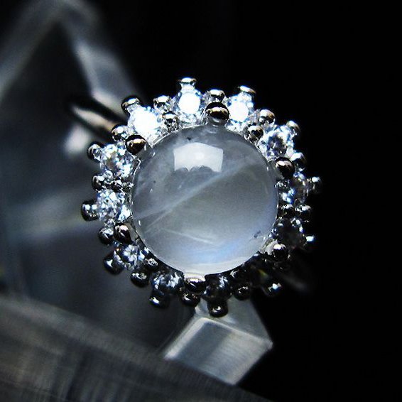 ムーンストーン指輪(16号)[T135-7386]