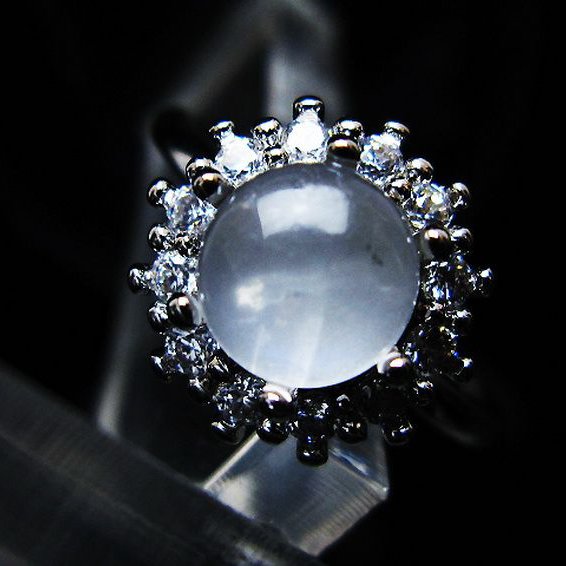 ムーンストーン指輪(15号)[T135-7388]