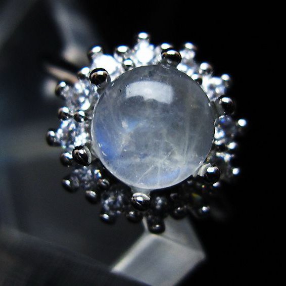 ムーンストーン指輪(15号)[T135-7471]