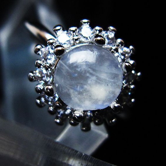 ムーンストーン指輪(16号)[T135-7480]
