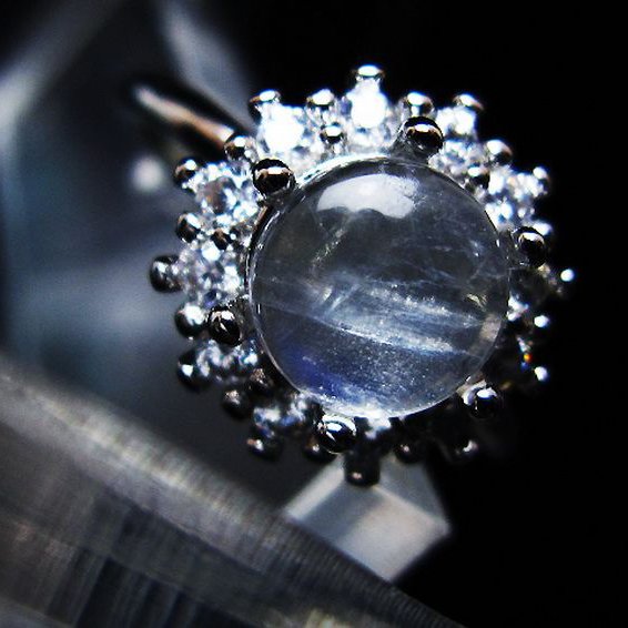 ムーンストーン指輪(16号)[T135-7493]