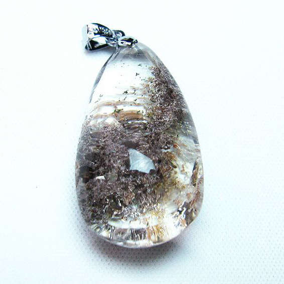 ガーデン水晶ペンダント[T136-3243]