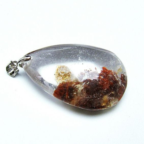 ガーデン水晶ペンダント[T136-3785]