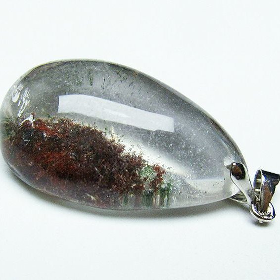 ガーデン水晶ペンダント[T136-4024]