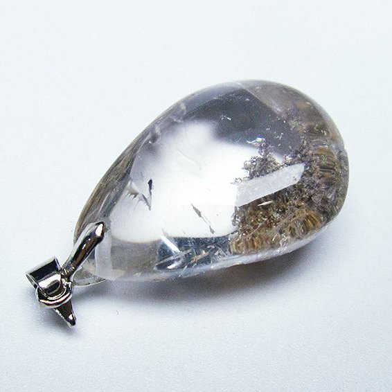 ガーデン水晶ペンダント[T136-4066]