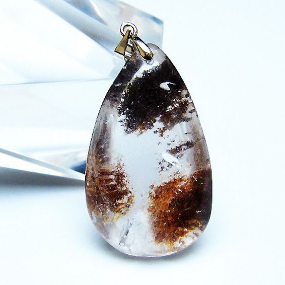 ガーデン水晶ペンダント[T136-4445]