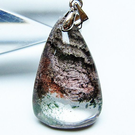 ガーデン水晶ペンダント [t136-4662]