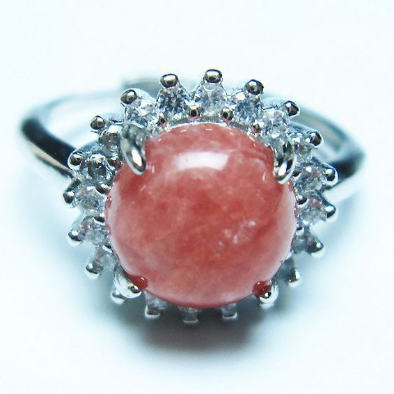 インカローズ(ロードクロサイト)指輪(18号)[T137-2974]