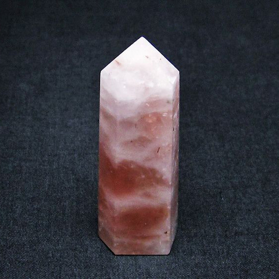 ローズクォーツ六角柱[T138-5170]