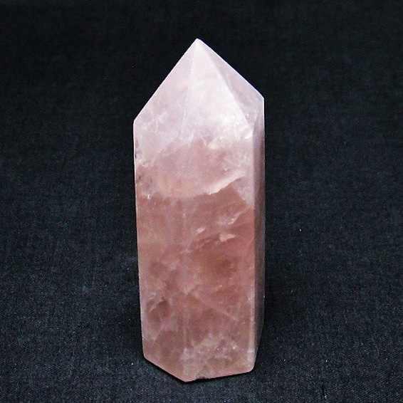 ローズクォーツ六角柱[T138-5273]
