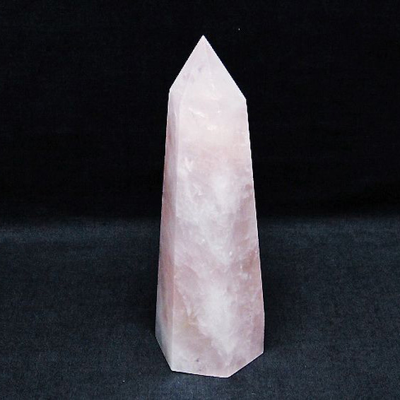 ローズクォーツ六角柱[T138-5431]