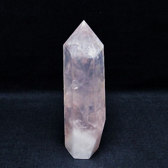 ローズクォーツ六角柱[T138-5442]