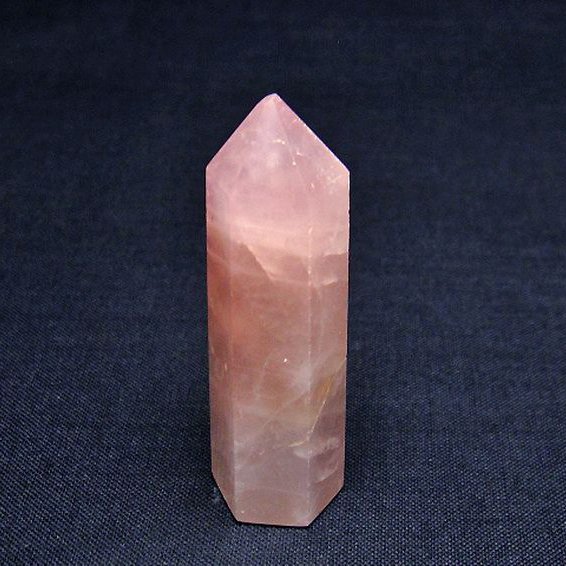 ローズクォーツ六角柱[T138-6049]