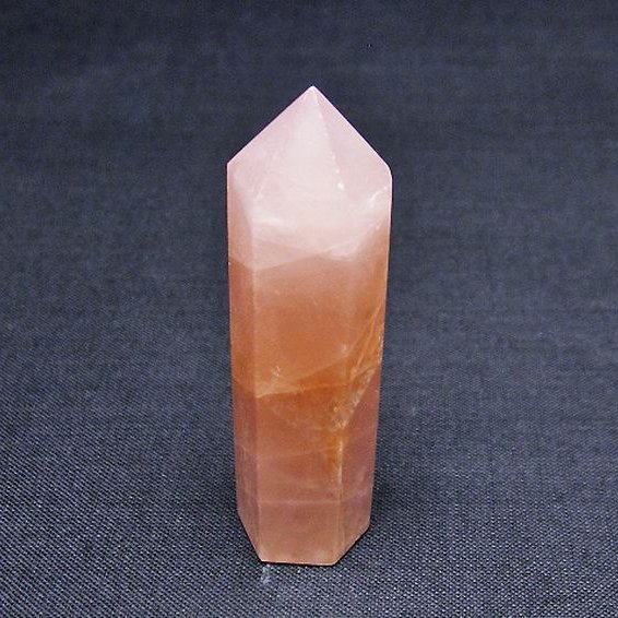 ローズクォーツ六角柱[T138-6054]
