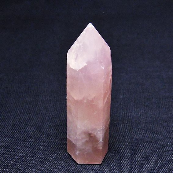 ローズクォーツ六角柱[T138-6060]