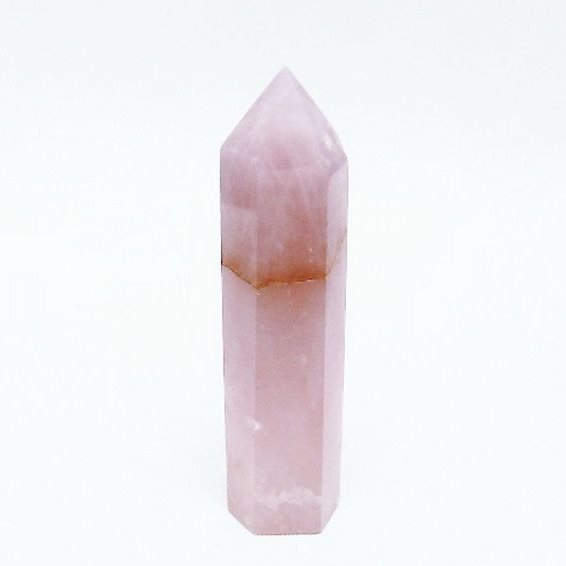 ローズクォーツ六角柱[T138-6232]