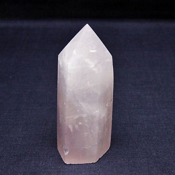 ローズクォーツ六角柱[T138-6434]
