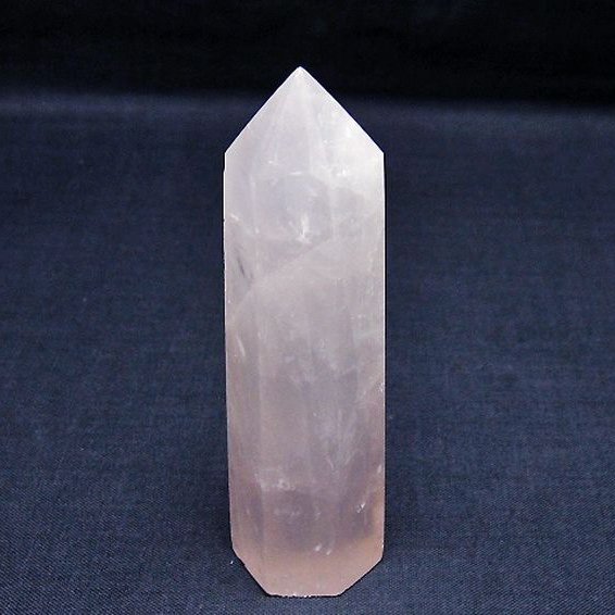 ローズクォーツ六角柱[T138-6498]