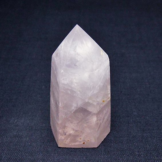 ローズクォーツ六角柱[T138-6550]