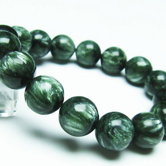 パワーストーン 天然石 セラフィナイトブレスレット 14mm [T14-3496]