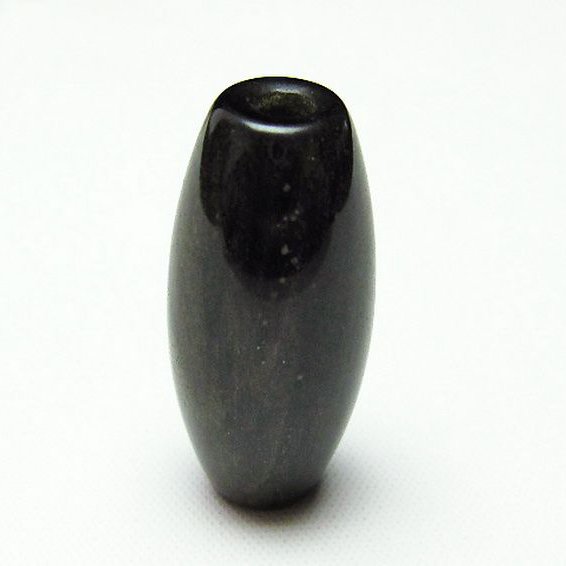 ゴールデン キャッツアイ オブシディアン 天珠[T142-2261]