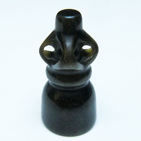 密教法具 ゴールデン キャッツアイ オブシディアン[T142-2491]