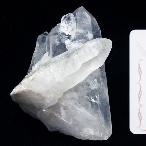 レムリアンシード 水晶 クラスター ミナスジェライス州コリント産 ※証明書付き[T143-2309]