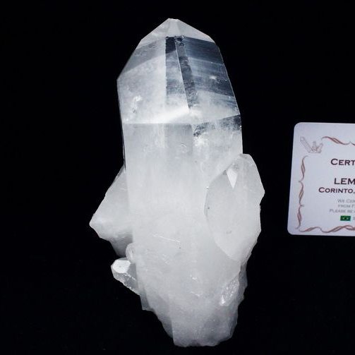 レムリアンシード 水晶 クラスター ミナスジェライス州コリント産 ※証明書付き[T143-2344]