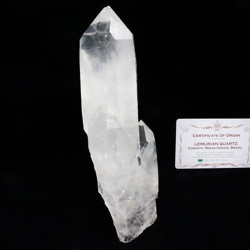 レムリアンシード 水晶 クラスター ミナスジェライス州コリント産 ※証明書付き[T143-2375]