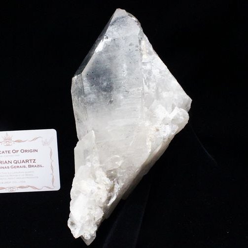 レムリアンシード 水晶 クラスター ミナスジェライス州コリント産 ※証明書付き[T143-2377]