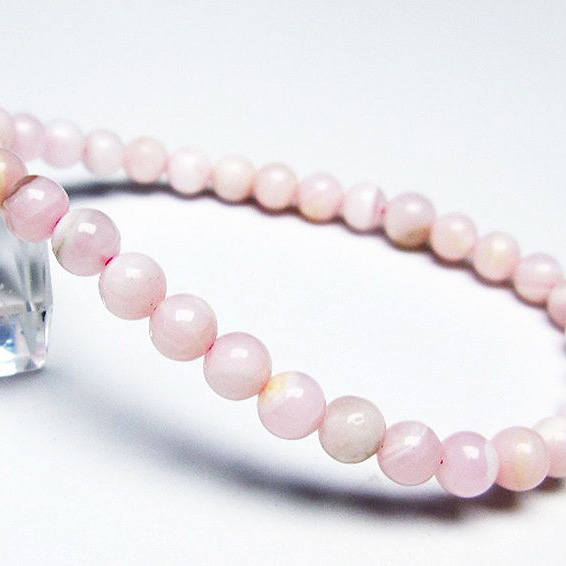 ピンクカルサイト ブレスレット5mm[T144-8061]