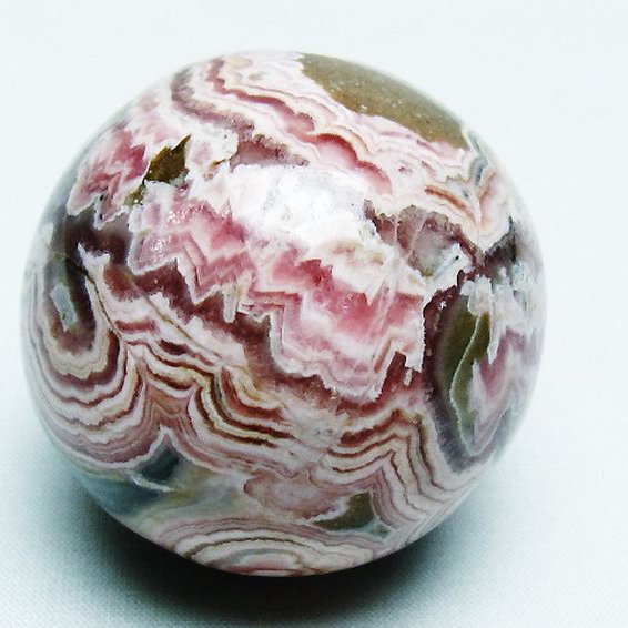 インカローズ(ロードクロサイト)丸玉 52mm [T145-1734]