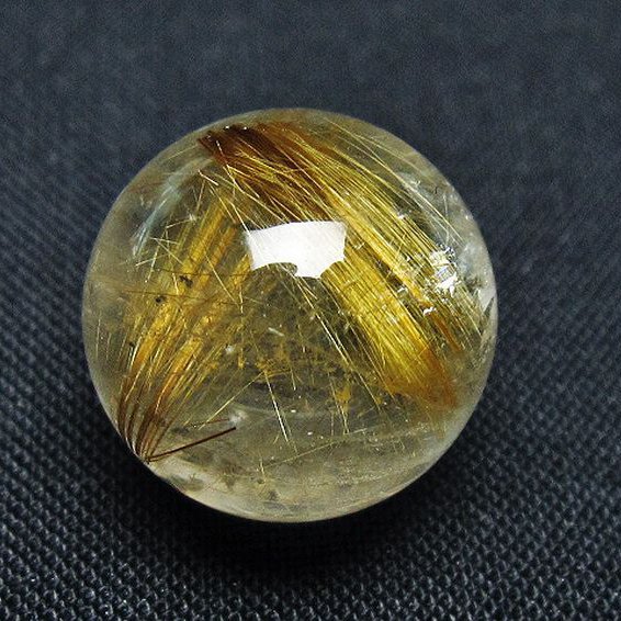 ゴールドタイチンルチル入り水晶丸玉 16mm [t145-2202]