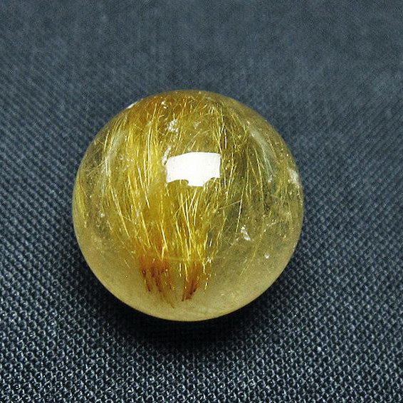 ゴールドタイチンルチル入り水晶丸玉 17mm [t145-2263]