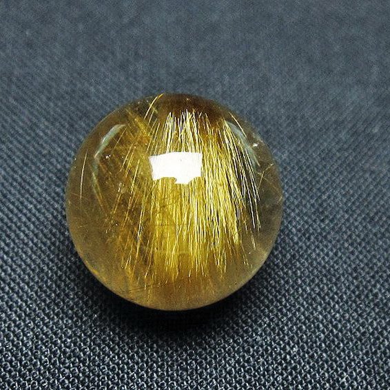 ゴールドタイチンルチル入り水晶丸玉 16mm [t145-2282]